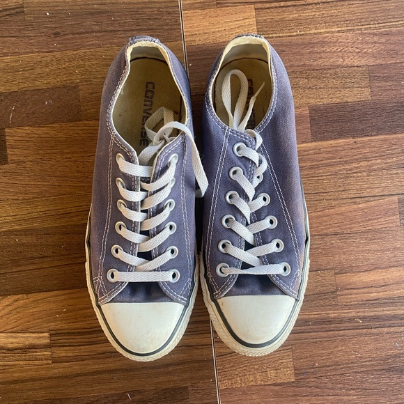 Converse Blue Canvas Sneakers 8 W - Picture 1 of 4